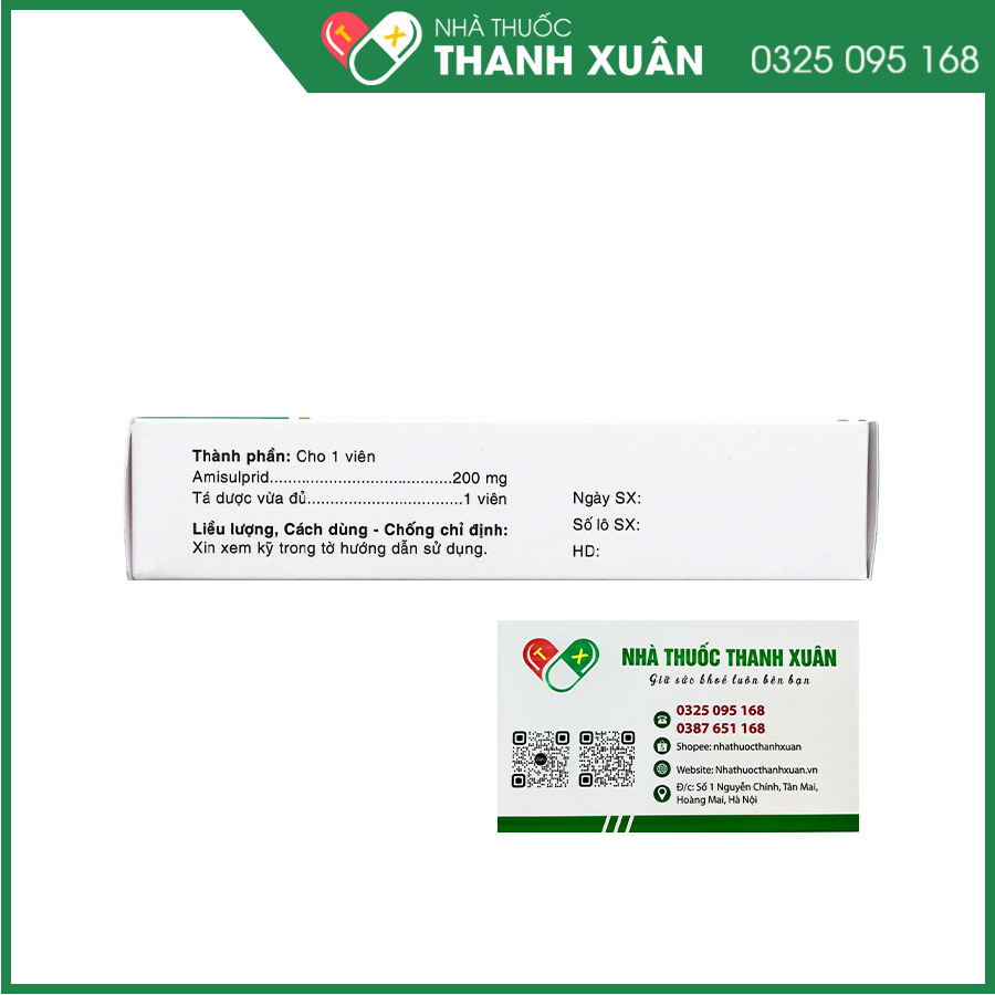 Nesulix điều trị các triệu chứng của bệnh tâm thần phân liệt